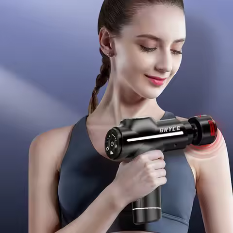 Professional Electrical Handheld Vibrating Facial 30 Speed Deep Tissue Muscle Relax Mini Massage Gun