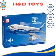 Đồ chơi xếp hình DK 80009 Lắp ráp máy bay Boeing Airplane 787 Dreamliner 1349 chi tiết