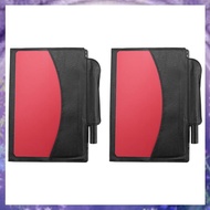 (TQYV) 2 Pack Soccer Referee Card Sets,Warning Referee Red and Yellow Cards with Wallet Score Sheets