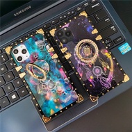 For OPPO A39 A57 R17 Pro K1 R15X R15 R11S Plus Luxury Glitter Square Colorful Stars Sky Owl Flower K