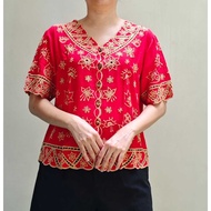 Amoeba Blouse with full Balinese embroidery