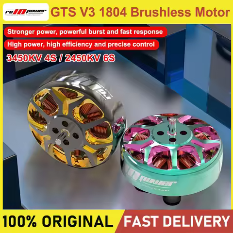 RCINPOWER GTS V3 1804 3450KV 4S 2450KV 6S Brushless Motor for FPV Freestyle Cinewhoop Ducted Drones 