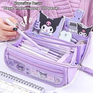 ( Mia ) K011 Tempat Pensil Sanrio KuroCinnamorol Melody / Kotak Pensil 9 Ls Peimpanan Alat Tulis Sis