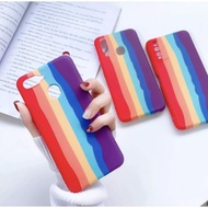 [Sent From Thailand] Case Oppo A1k Rainbow Velvet Soft Silicone A1k New Products