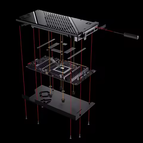 Granzon GPU Water Block , For Zotac GAMING RTX 4090 AMP/ Trinity OC / Apocalypse , Full Cover Radiat