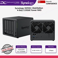 Synology DS925+ DiskStation 4-Bay 2.5GbE Tower NAS