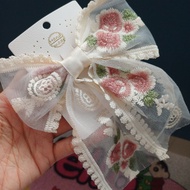Crocodile clip lace ribbon embroidery embroidery 1324D2