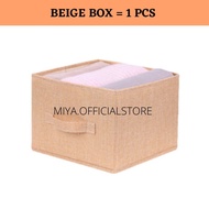 MIYA kotak baju kotak dalam almari baju Kotak Laci Gantung Pakaian Household Clothes Hanging Drawer Box Underwear Sorting Storage Wall Wardrobe Closet