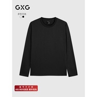 GXG Men's Clothing Basic Classic Multicolor Base Comfortable Smooth Long-Sleeved Round Neck T-Shirt