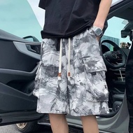Five-point shorts Men's five quarter shorts Trendy Brand Tie-Dye Men's Summer 2026 New Style Trendy 