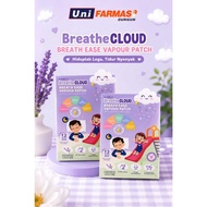 BreatheCLOUD Breath Ease Vapour Patch 8 Patches (12 Hours Relief)