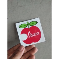 Vespa apple stickers