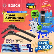 Bosch Clear Advantage Wiper Set Front Windshield Cleaner Wiper Saga VVT FLX BLM 2008 - New Viper Sag