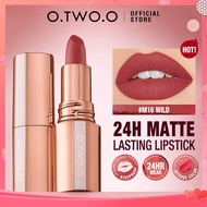 O.two.o Frosted Lipstick Mist Kiss Color 24h Long-lasting Lip Glaze Matte Kiss Lock Color Lip Gloss 