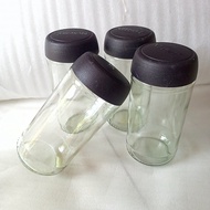 Botol kaca ukuran 800ml-200grm plus tutup botol kaca toples bekas kopi/botol kosong per 1pcs