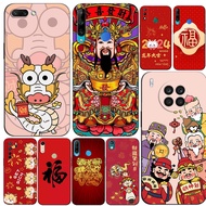 Case For Huawei Y6 Pro 2019 Y6S Y8S Y5 Prime Lite 2018 Phone Cover Happy Chinese Spring festival