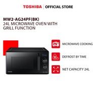 Toshiba MW2-AG24PF(BK) 24L Microwave Oven With Grill Function (Black)