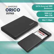 Orico 2577U3 2.5 Inch External SATA HDD/6mm SSD Enclosure USB 3.0