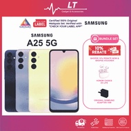 SAMSUNG Galaxy A25 5G 16GB(8+8GB)RAM + 256GB ROM | Original SAMSUNG Malaysia Warranty
