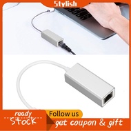 stylish365 Ethernet Adapter USB C to RJ45 Converter Aluminum Alloy Stable Transmission 100 MB and 10