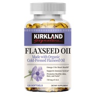 Dầu hạt lanh KIRKLAND 1200 mg với Omega 3 hỗ trợ sức khỏe tim mạch não máu lipid
