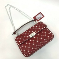 Valentino 華倫天奴 Rockstud Spike 紅色手提包 斜肩包 手袋
