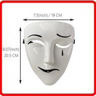 Halloween Mask, Heavenly Official Blessing, White Faceless Anime, COS Performance Prop, White Mask, 