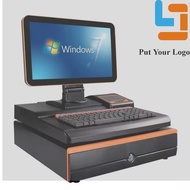 Post System Computer Hardware Payment Cash Register Machine With QR Code