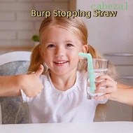 CABEZA 5 Pieces Hiccup Straw, L-Shaped Reusable Belch Stopper Straw, Practical PP Universal Effectiv
