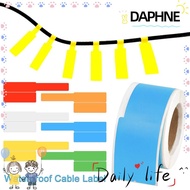 DAPHNE-HOME 100pcs Cable Labels  Organizer Waterproof Wiring Accessories Label Cable Tags