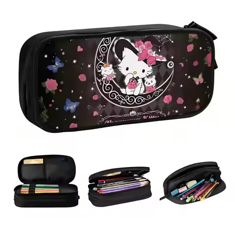Kawaii Cartoon Charmmy Kitty Pencil Cases for Girls Boys Big Capacity Anime Cute Pencil Box Statione
