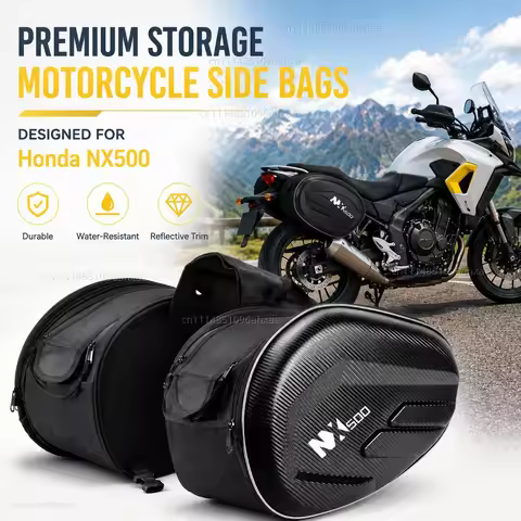 For Honda NX500 NX 500 2023 2024 2025 NX400 CB500X CB 500X 2PCS Motorcycle Pannier Bags Luggage Sadd