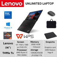 LAPTOP GAMING LENOVO THINKPAD T495 T495 X395 RYZEN 5 7 PRO - LAYAR 14NCH PENINGKATAN TERBARU