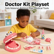 Doctor Pretend Play Set Kindergarten Role Play Dentist Stethoscope Little Injection Dentist Toys