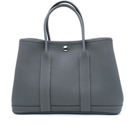 Hermès Gris Meyer Negonda Garden Party 30 TPM Palladium Hardware, 2023