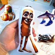 【With Sound】Tung Tung Tung Sahur Keychain Tralalero Tralala Funny voice keychain doll pendant