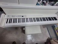 白色 KORG c1 air 連凳
