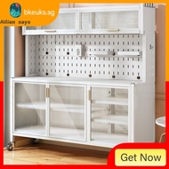 [in stock]Large Capacity Kitchen Storage Rack Multi-Layer Floor Sideboard Cabinet Household Appliances Bowls and Dishes Storage Rack Adjustable Living Room Storage Cabinet