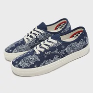 Vans 休閒鞋 Skate Authentic 男鞋 深藍 白 圖騰 帆布鞋 滑板鞋 膠底 VN0A5FC8FRP