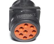 Top Selling HD10 Series Circular Female 9 Pin Deutsch Connector Plug With Pins and Wire Seals HD16-9