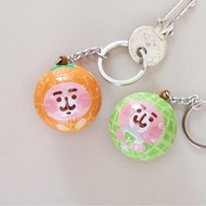 Pintoo 鑰匙圈套裝組拼圖-卡娜赫拉的小動物系列-水果禮盒-橘子與哈密瓜