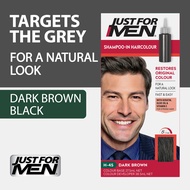 Just For Men Shampoo In HairColour Easy&Fast H-45 Dark Brown แชมพูเปลี่ยนสีผมสำหรับผู้ชาย สินค้านำเข