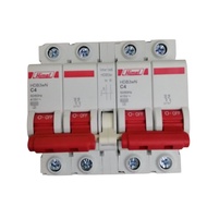 Himel MTS 4A 2Pole 6KAIC 220V Manual Transfer Switch Din Rail Mount Type HDB3WN2C4+HDB3WN2C4+HDB3W63