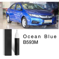 Suitable for Honda Blue Touch-up paint Pen brush Civic CRV Crown XRV Fit B588P blue B593M B607M  BG5