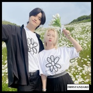 1989 STANDARD BW FLOWER Cool Cotton Overfit Short Sleeves shipping from korea