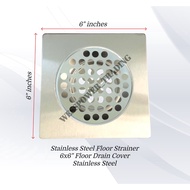 ∋✖❃WPT-5362 1pcs 6x6" inches Stainless Steel Floor Drain Strainer Cover
