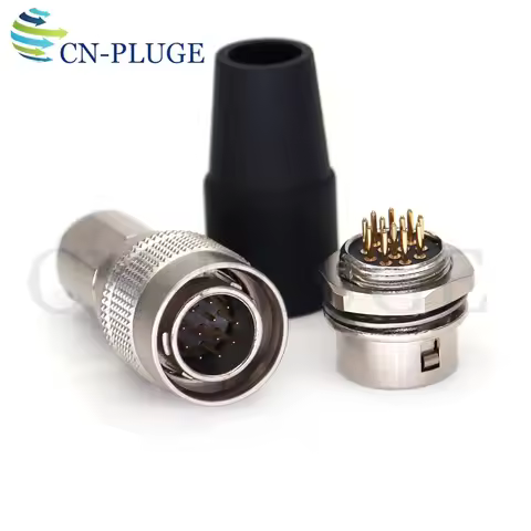 PCB Panel Soldering Connector 12 Pin Plug And Socket, HR10A-10P-12P HR10A-10R-12S