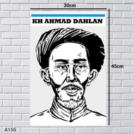 POSTER A3 KH AHMAD DAHLAN / POSTER MUHAMMADIYAH / POSTER HABIB / POSTER ULAMA / POSTER NAHDLATUL ULA