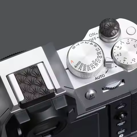 Wood Camera Shutter Button HotShoe Cover Set Carved for Canon Fuji XPRO2 3 XM5 X100 X100V VI XT50(NO