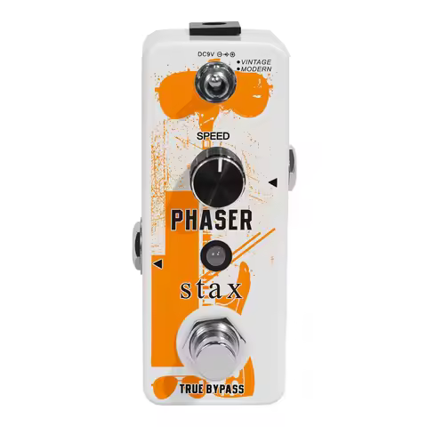 Stax Bass Guitar Phaser 90 Analog Phase Pedaleira Guitar Effect Pedal Vintage Modes guitarra eléctri